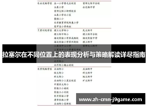 拉塞尔在不同位置上的表现分析与策略解读详尽指南